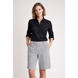 nn Taylor Signature Striped Bermuda Shorts NWT Size 6
